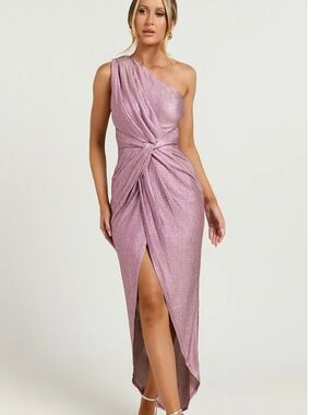 white asymmetric midi dress Arrabel Tiered Ruffle Asymmetric Midi Dress White